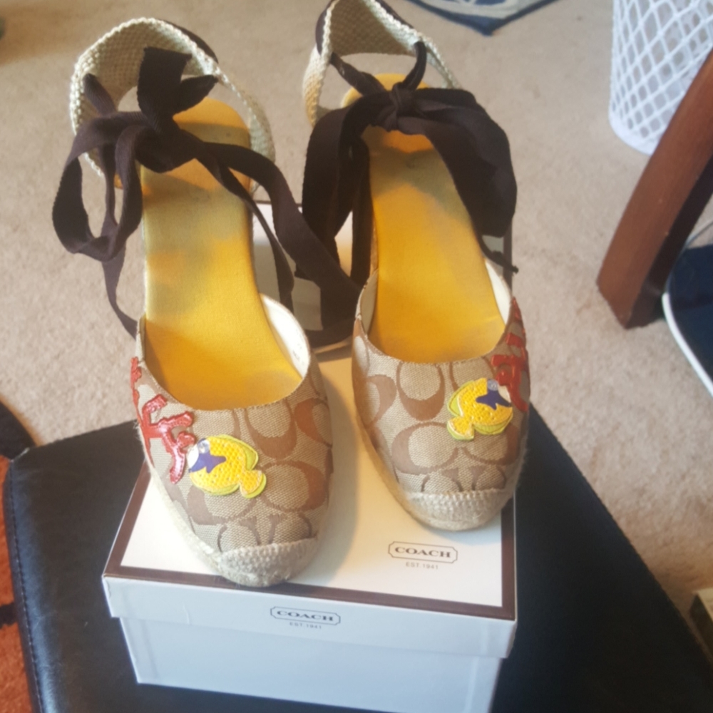 Coach Wedge Heel Shoes